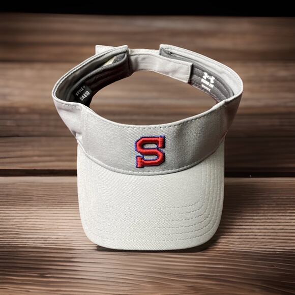syracuse hat under armour Twill Visor Strap On The Back Cap - Picture 1 of 6